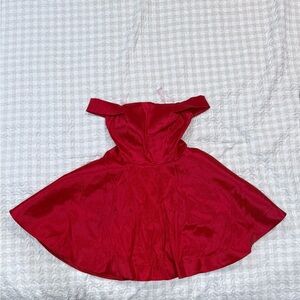 Crystal Doll Vibrant Red Dress